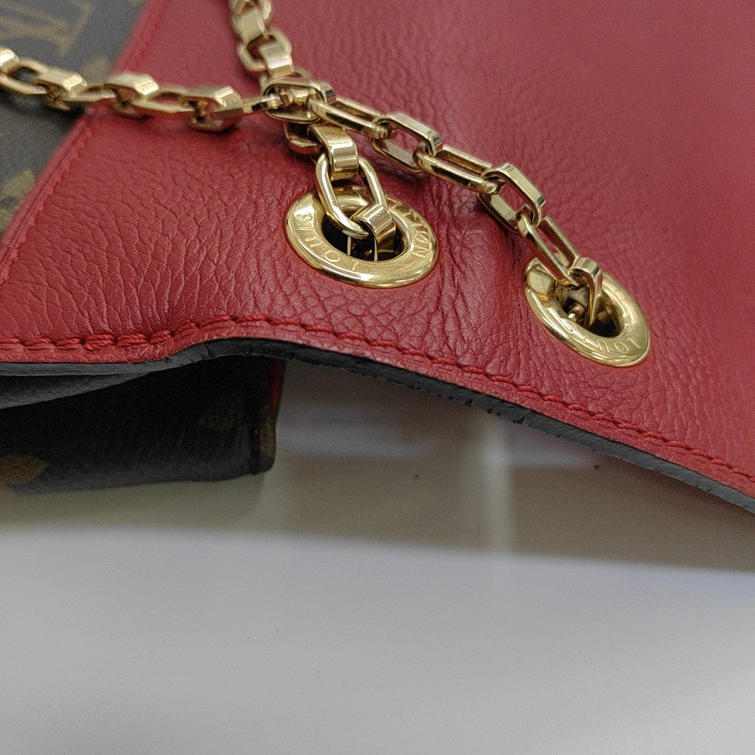 PALLAS BB Monogram Coated Canvas Brown