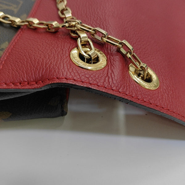 PALLAS BB Monogram Coated Canvas Brown