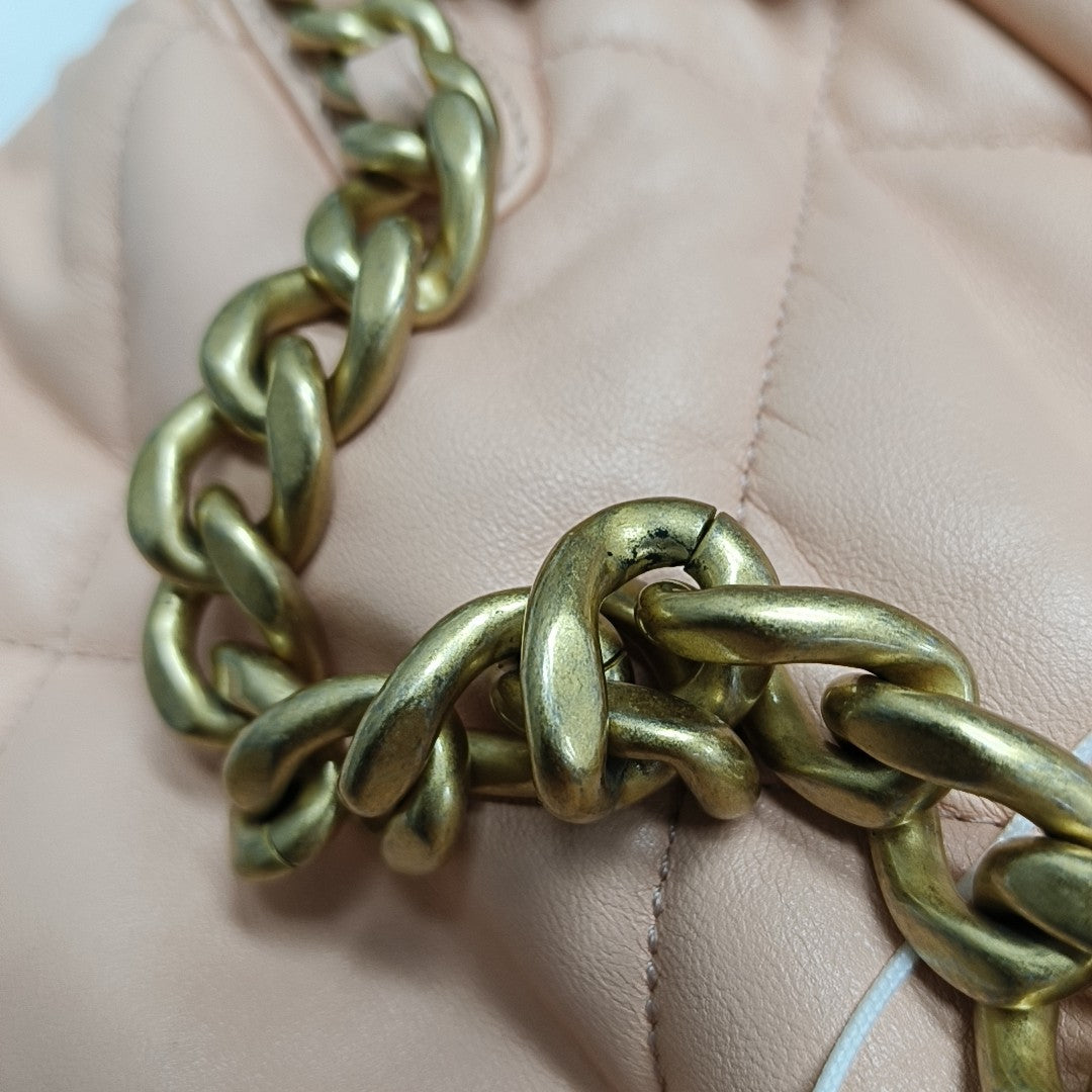 CHANEL 19 Small Quilted Lambskin Pink