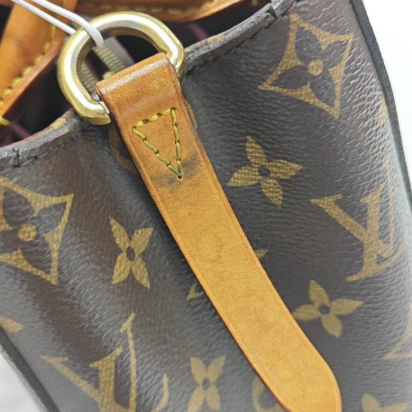 MONTAIGNE BB Monogram Coated Canvas Brown