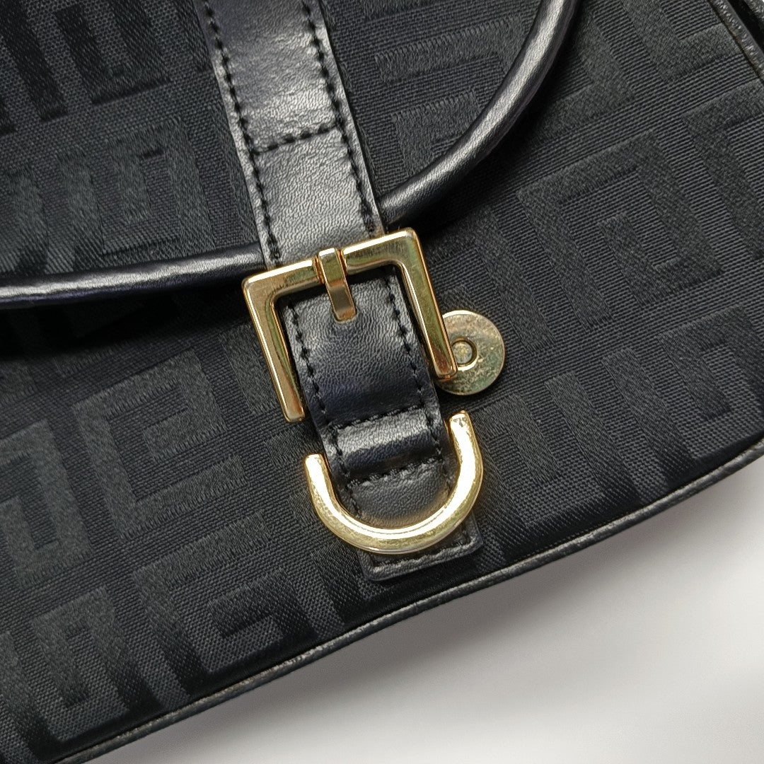 Canvas Shoulder Bag Black
