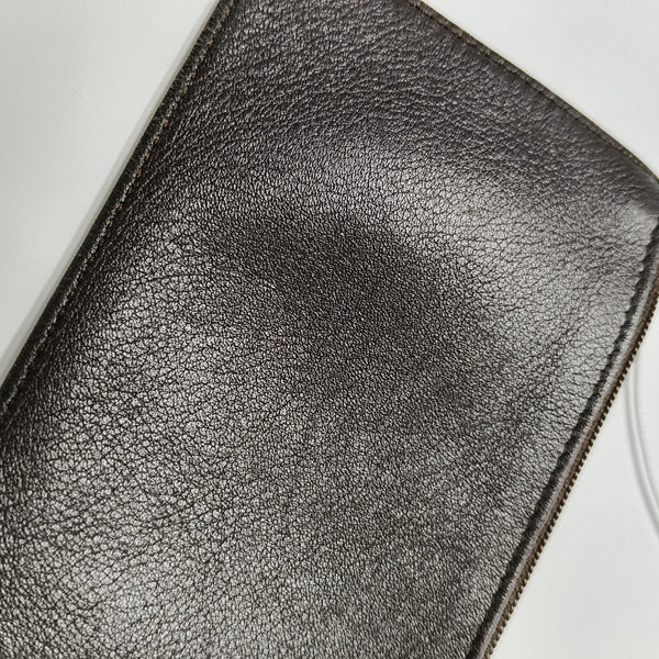Suede Coin Purse Brown