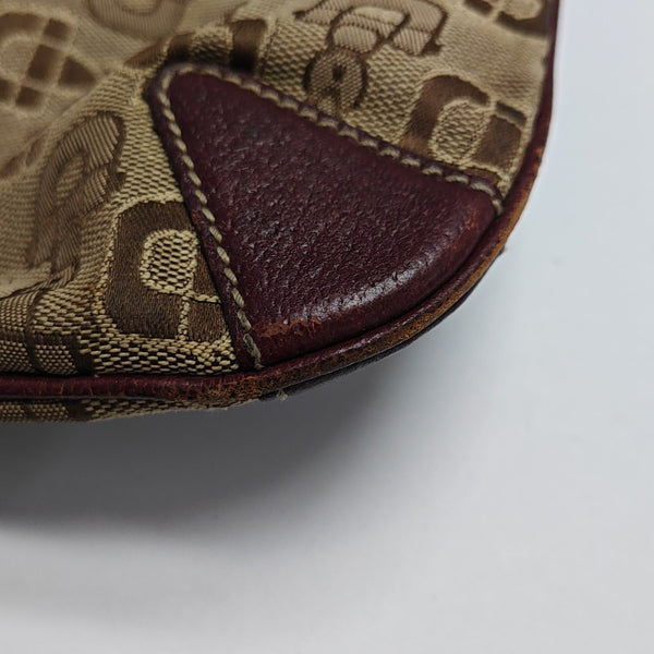 Monogram Canvas Top Handle Bag Brown
