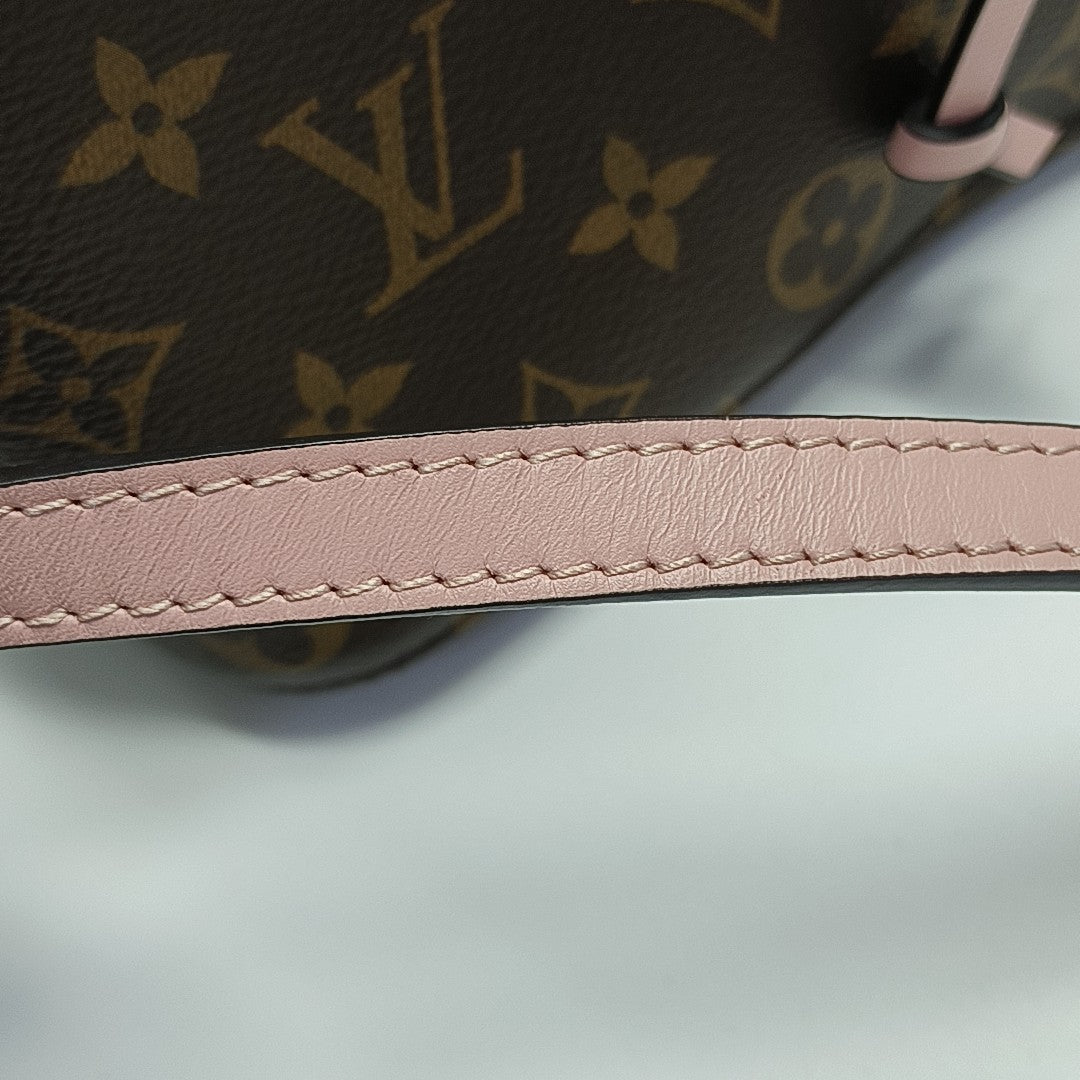 NÉONOÉ MM Monogram Coated Canvas Brown