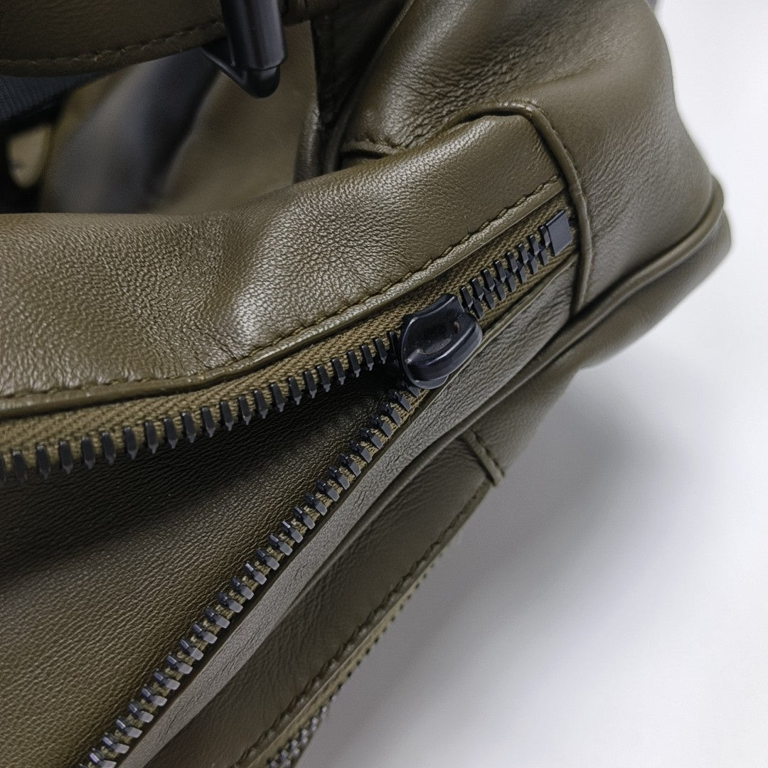 Lambskin Backpack Green