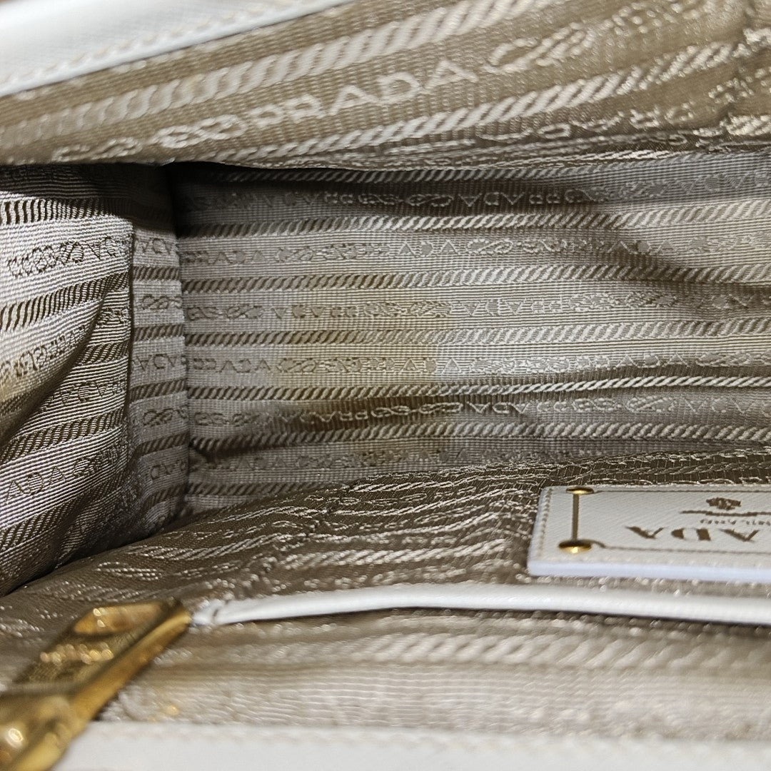 Canvas Top Handle Bag Brown