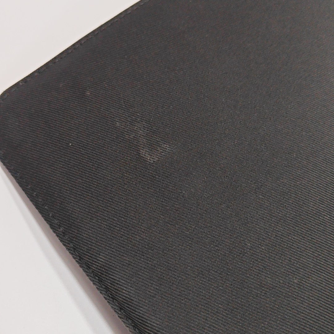 DISTRICT PM Monogram Coated Canvas Black