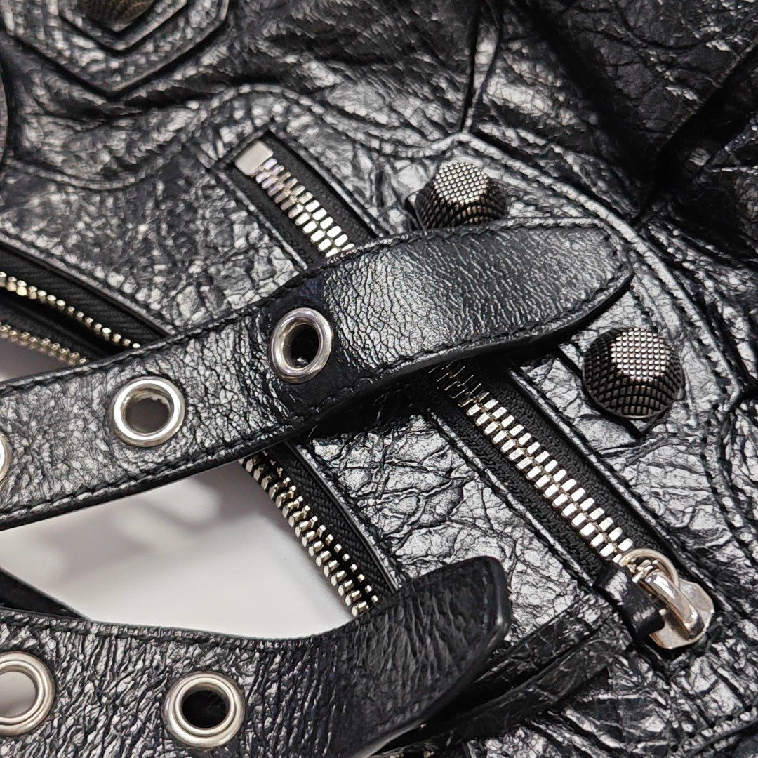 Le Cagole S Lambskin Black