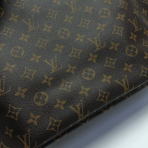 NEVERFULL MM Monogram Coated Canvas Brown