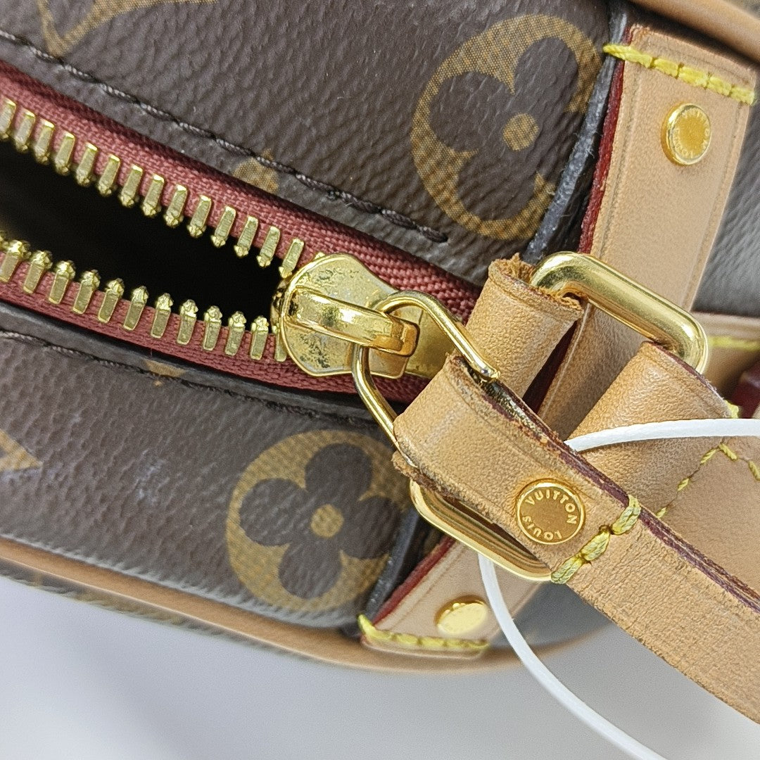 BOITE CHAPEAU PM Monogram Coated Canvas Brown