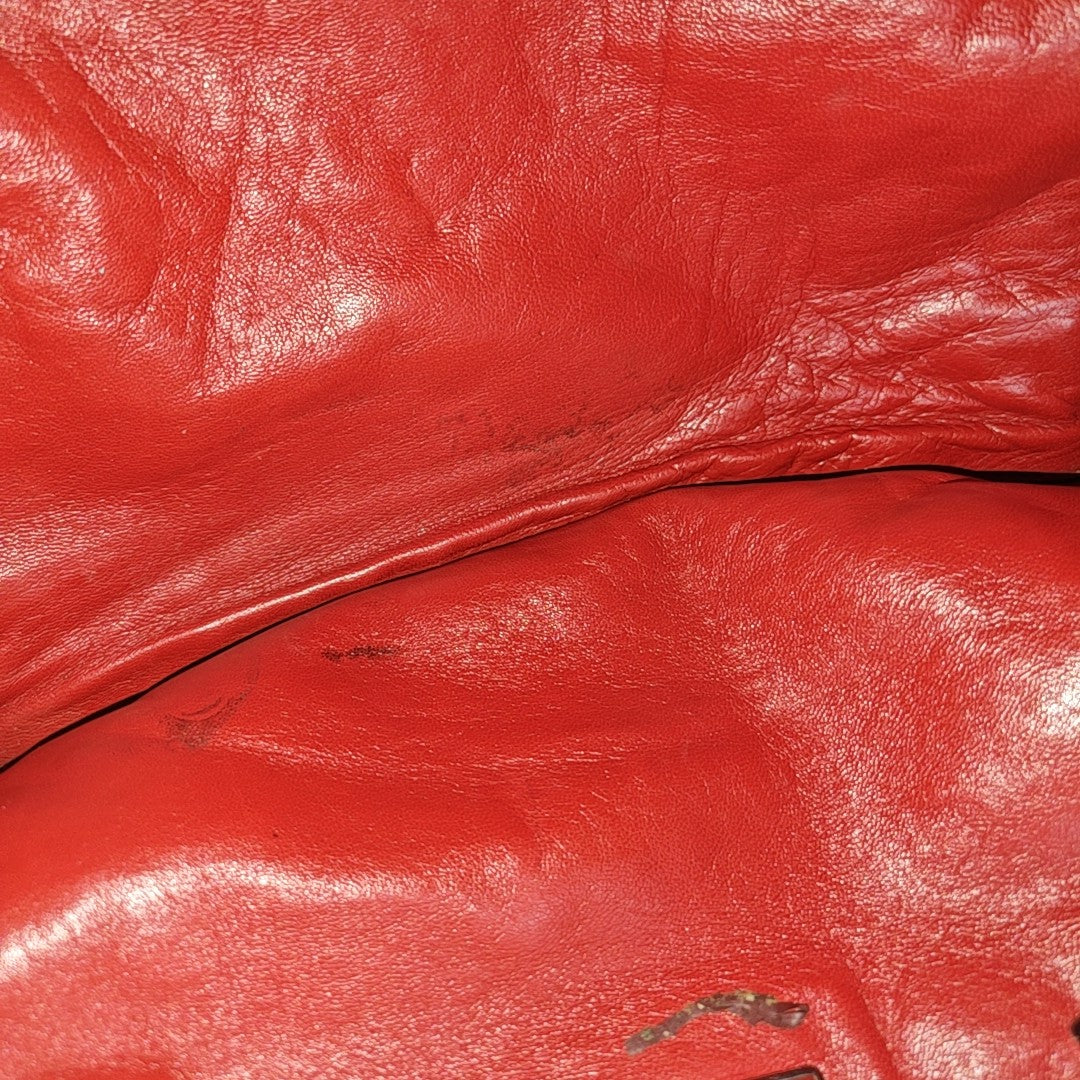 Glace Calf Suede Red