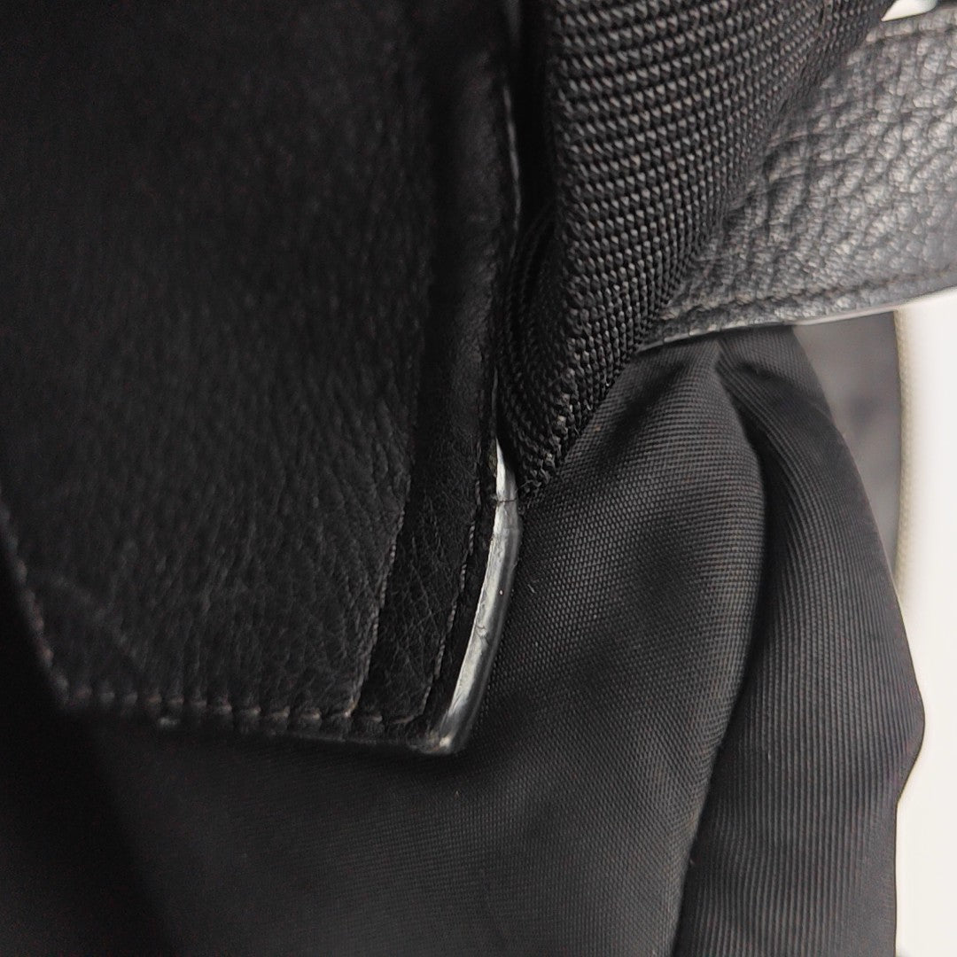Nylon Backpack Black