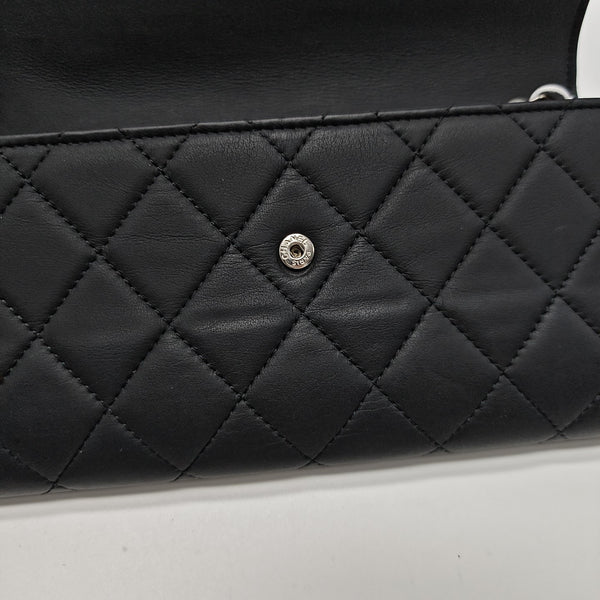 CLASSIC FLAP Mini Quilted Lambskin Black Wallet