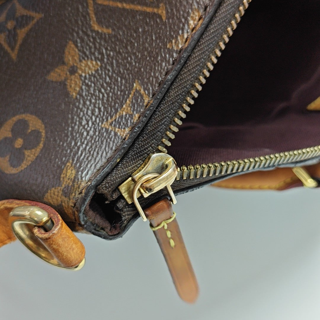 TURENNE MM Monogram Coated Canvas Brown