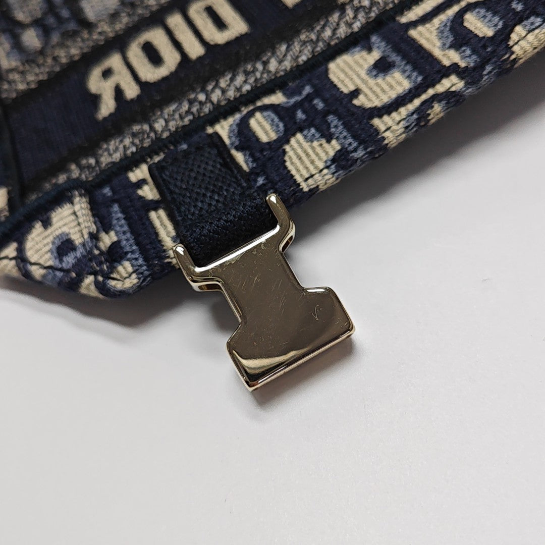 Diorcamp Small Oblique Canvas Blue