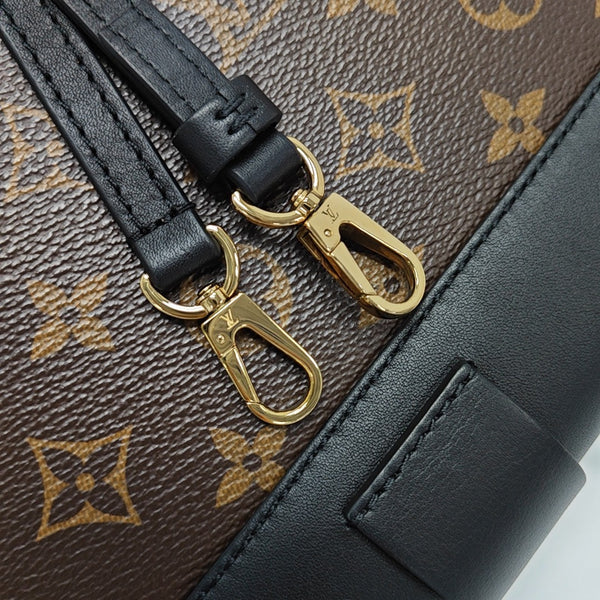 LOCKY BB Monogram Coated Canvas Brown