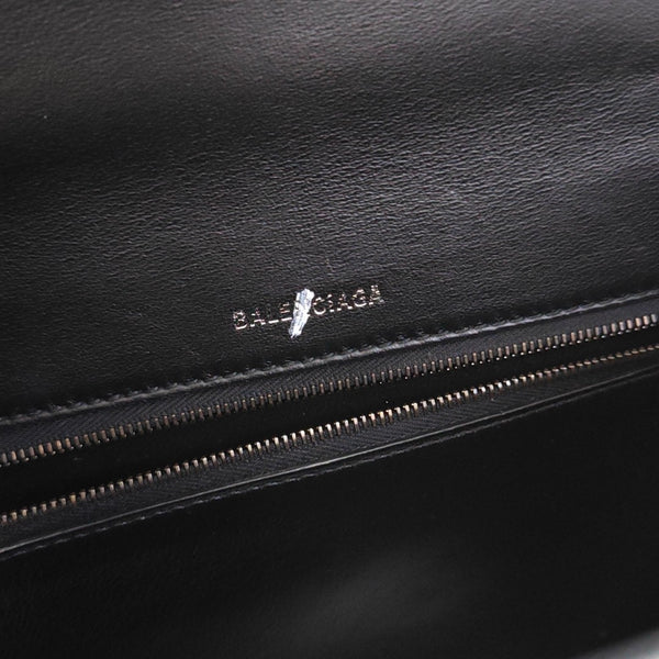 Hourglass Small Calfskin Black