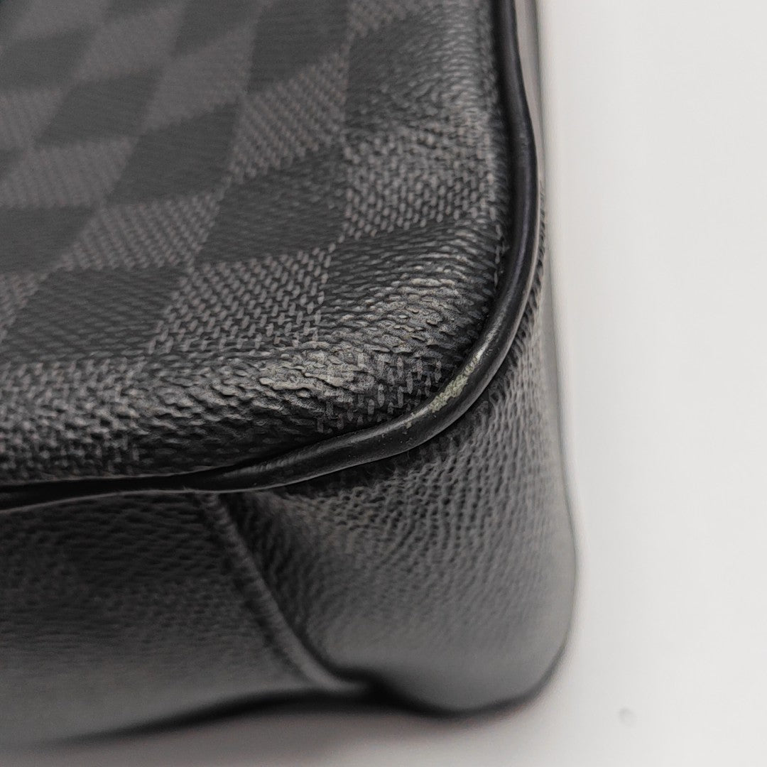 TADAO PM Damier Graphite Coated Canvas Gray