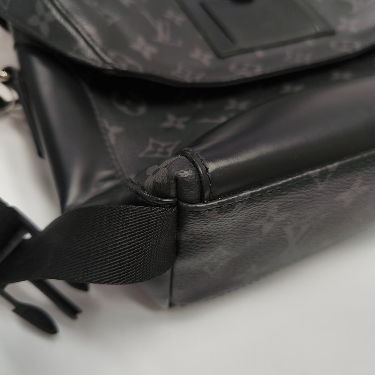 VOYAGER PM Monogram Coated Canvas Black