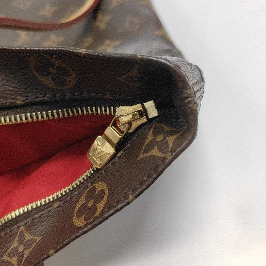 CARRY IT Monogram Coated Canvas Brown
