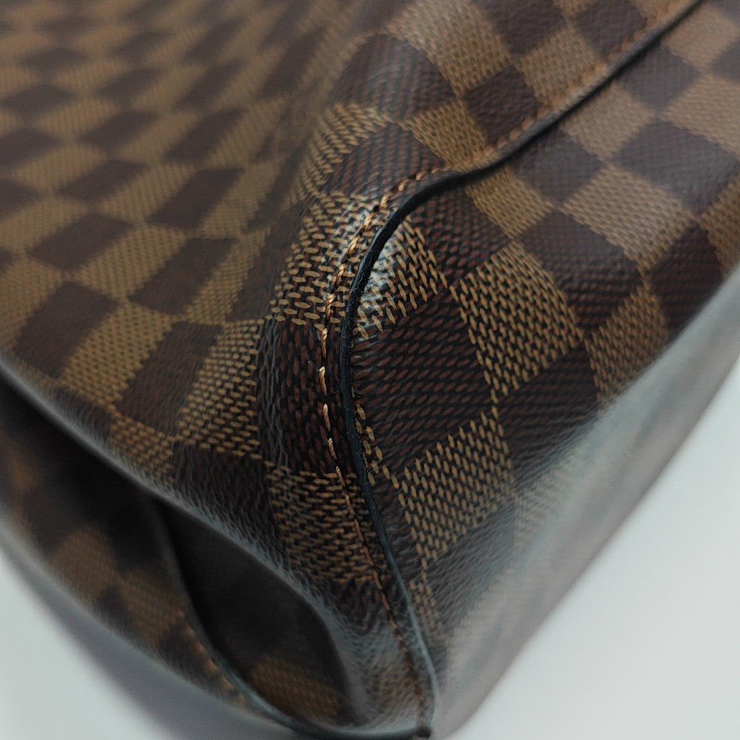 NÉONOÉ MM Damier Ebene Coated Canvas Brown