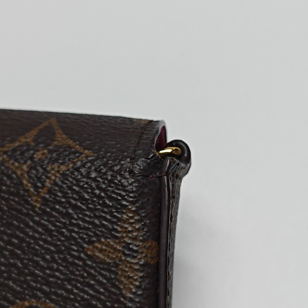 FÉLICIE Monogram Coated Canvas Brown
