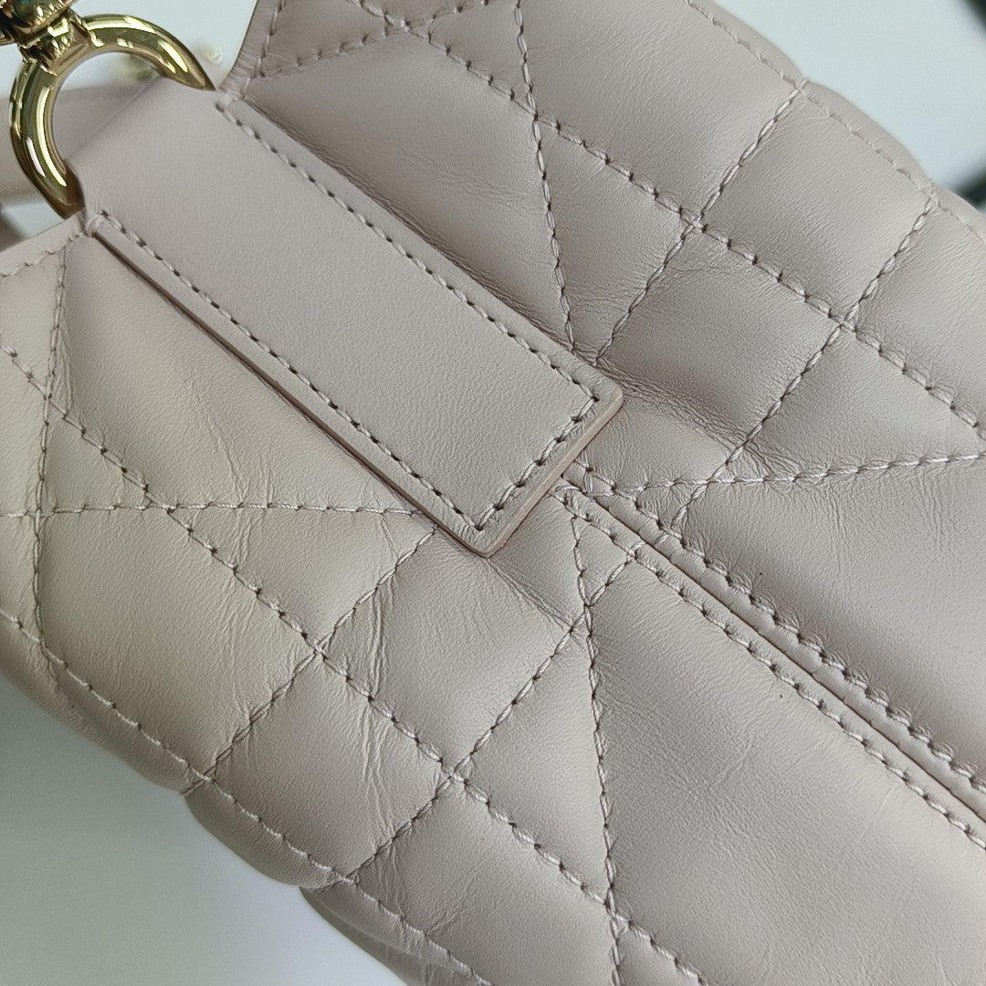 Toujours Small Cannage Calfskin Pink