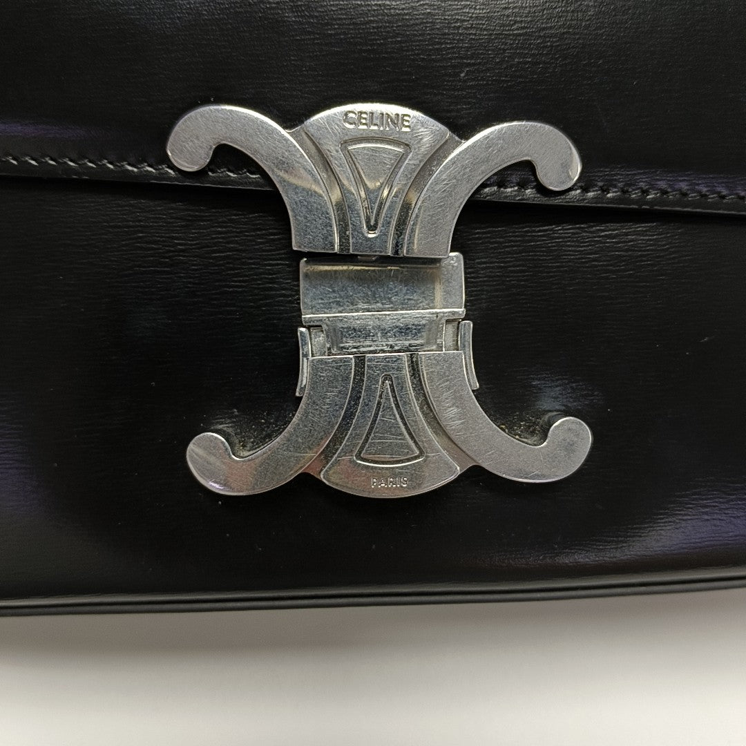TRIOMPHE Small Calfskin Black