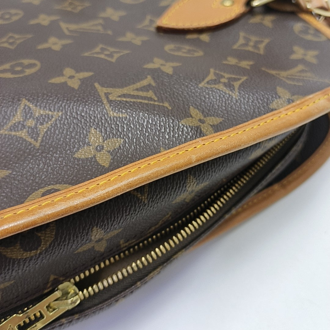 VINTAGE RIVOLI Monogram Coated Canvas Brown