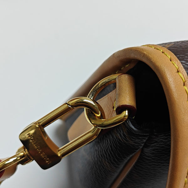DIANE Monogram Coated Canvas Brown