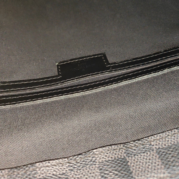 TADAO MM Damier Graphite Coated Canvas Gray