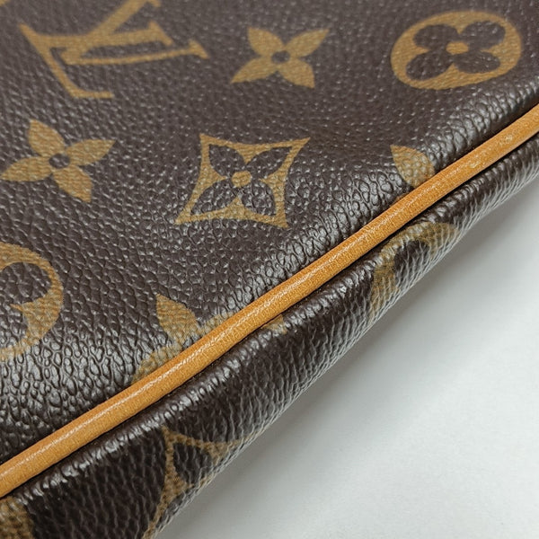 ODEON Monogram Coated Canvas Brown