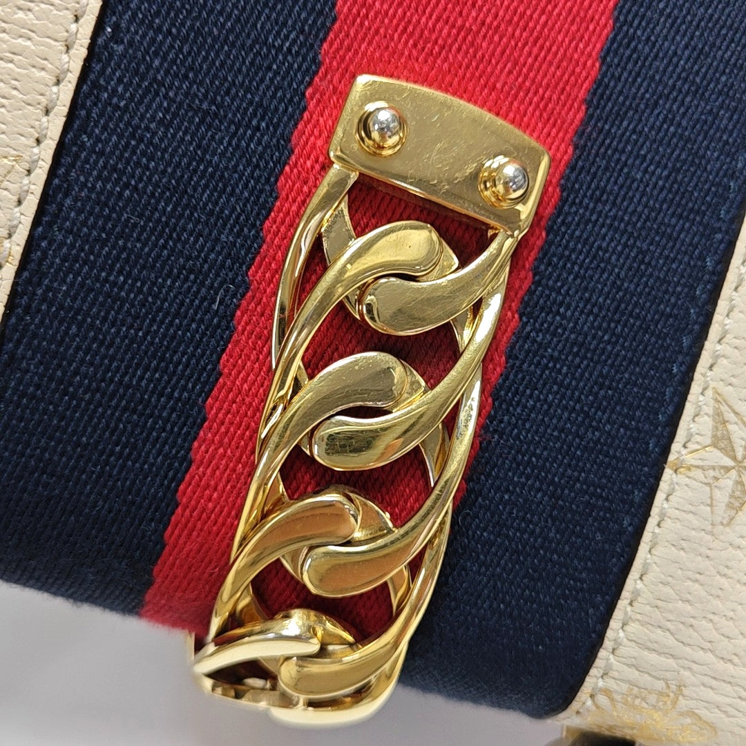 Authenticated pre-owned  Sylvie Mini Calfskin White - Shoulder Bag at Looply