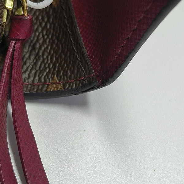 EMILIE Monogram Coated Canvas Brown Wallet