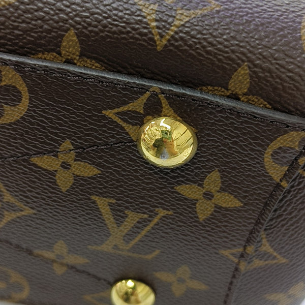 MONTAIGNE Monogram Coated Canvas Brown