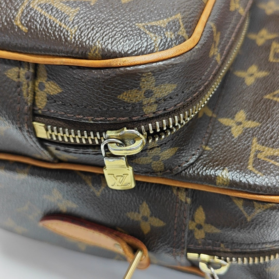 NIL Monogram Coated Canvas Brown
