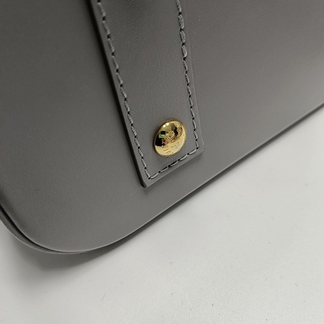 ALMA BB Monogram Calfskin Gray
