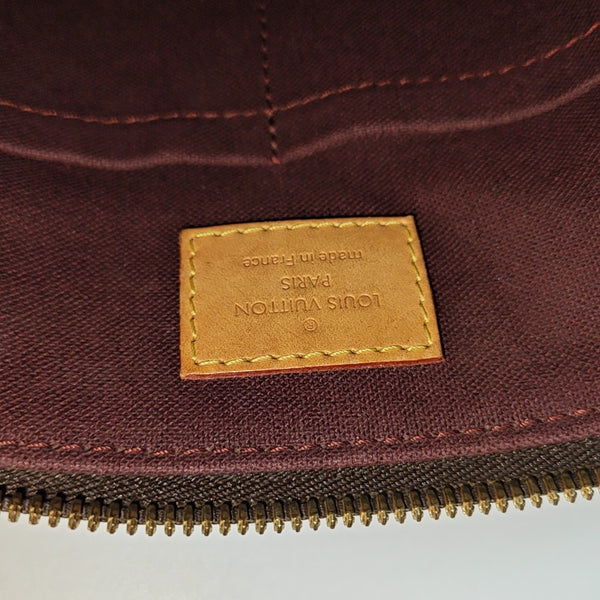 TURENNE Monogram Coated Canvas Brown