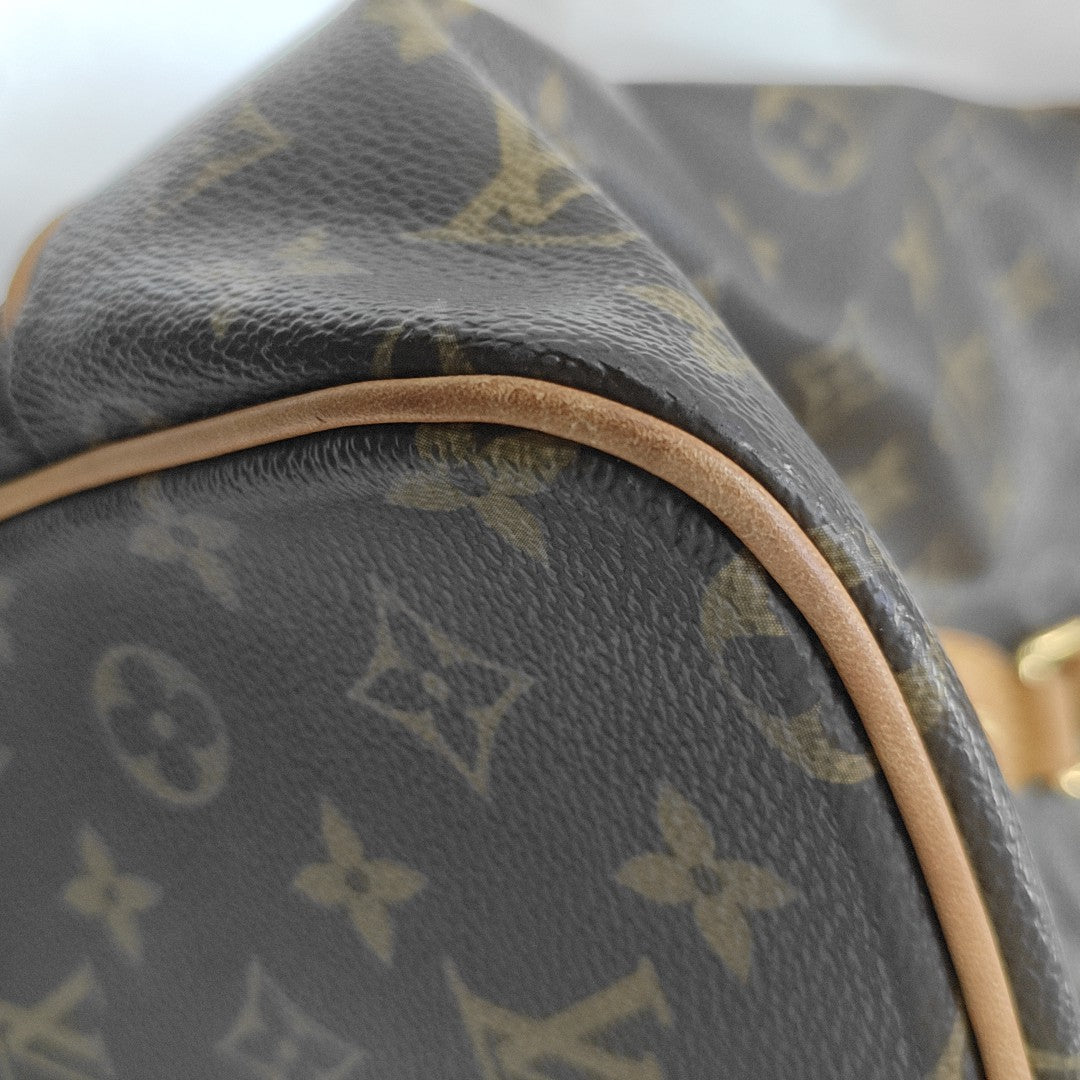 PALERMO PM Monogram Coated Canvas Brown