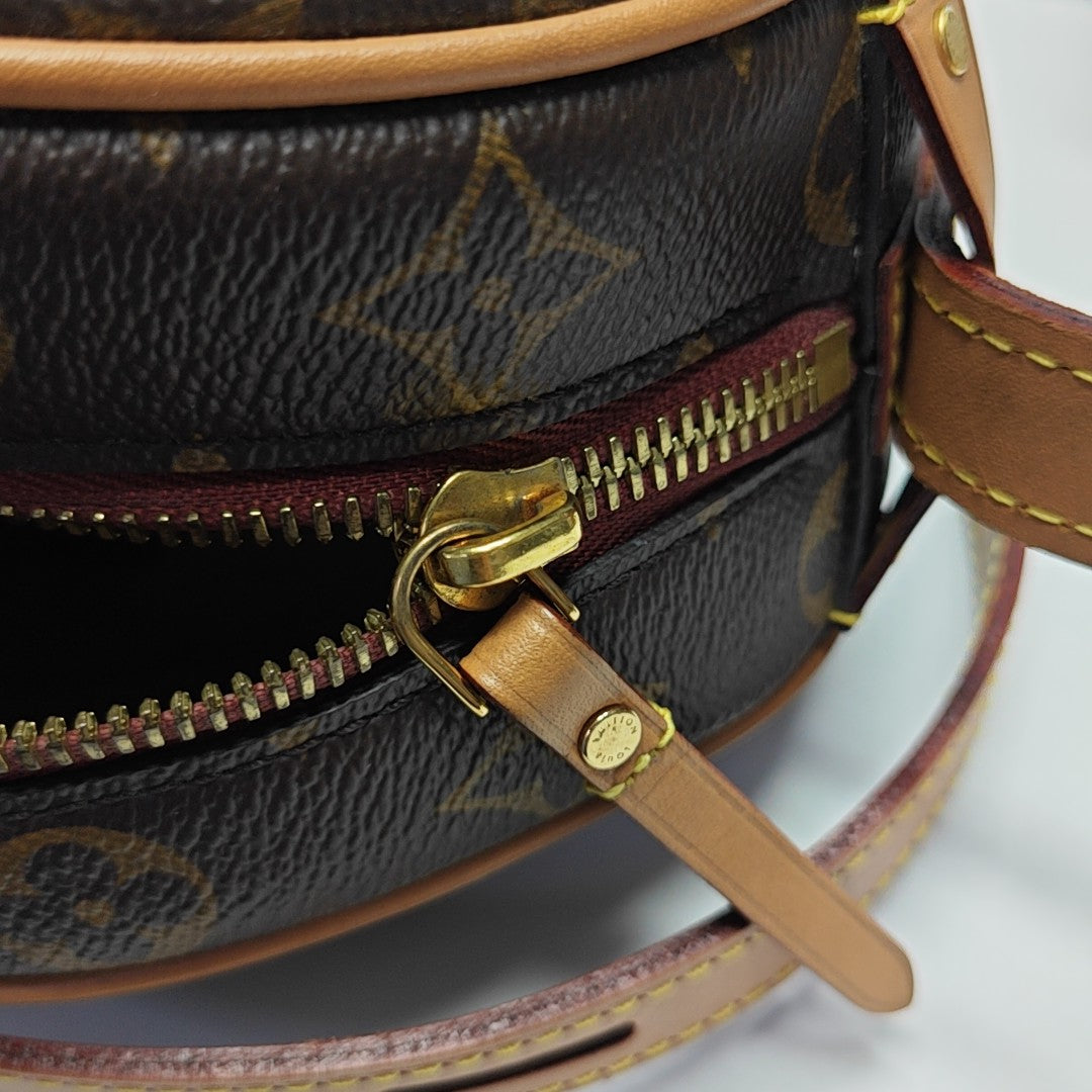 BOITE CHAPEAU PM Monogram Coated Canvas Brown