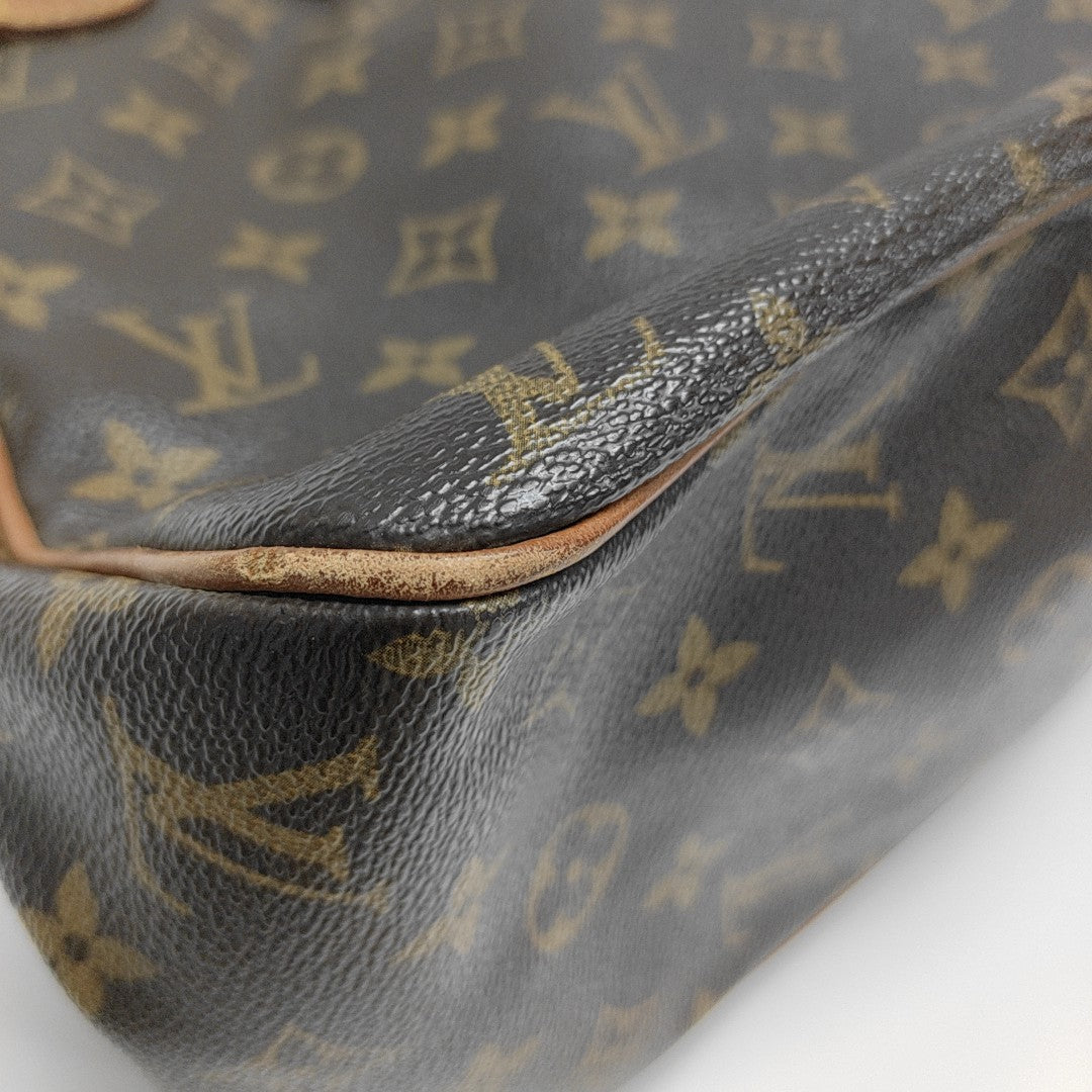 BATIGNOLLES GM Monogram Coated Canvas Brown