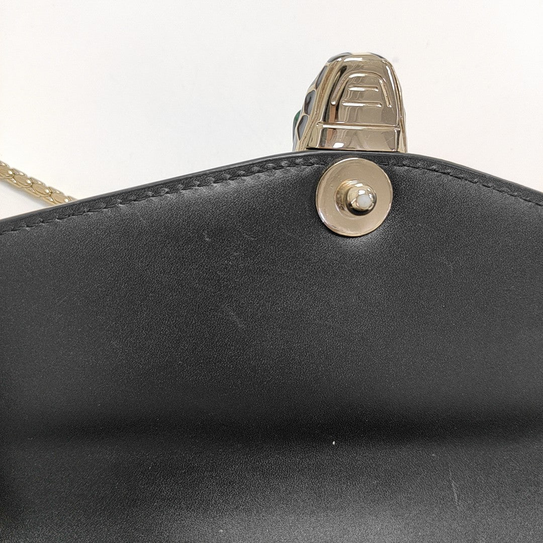 SERPENTI FOREVER Small Calfskin Black