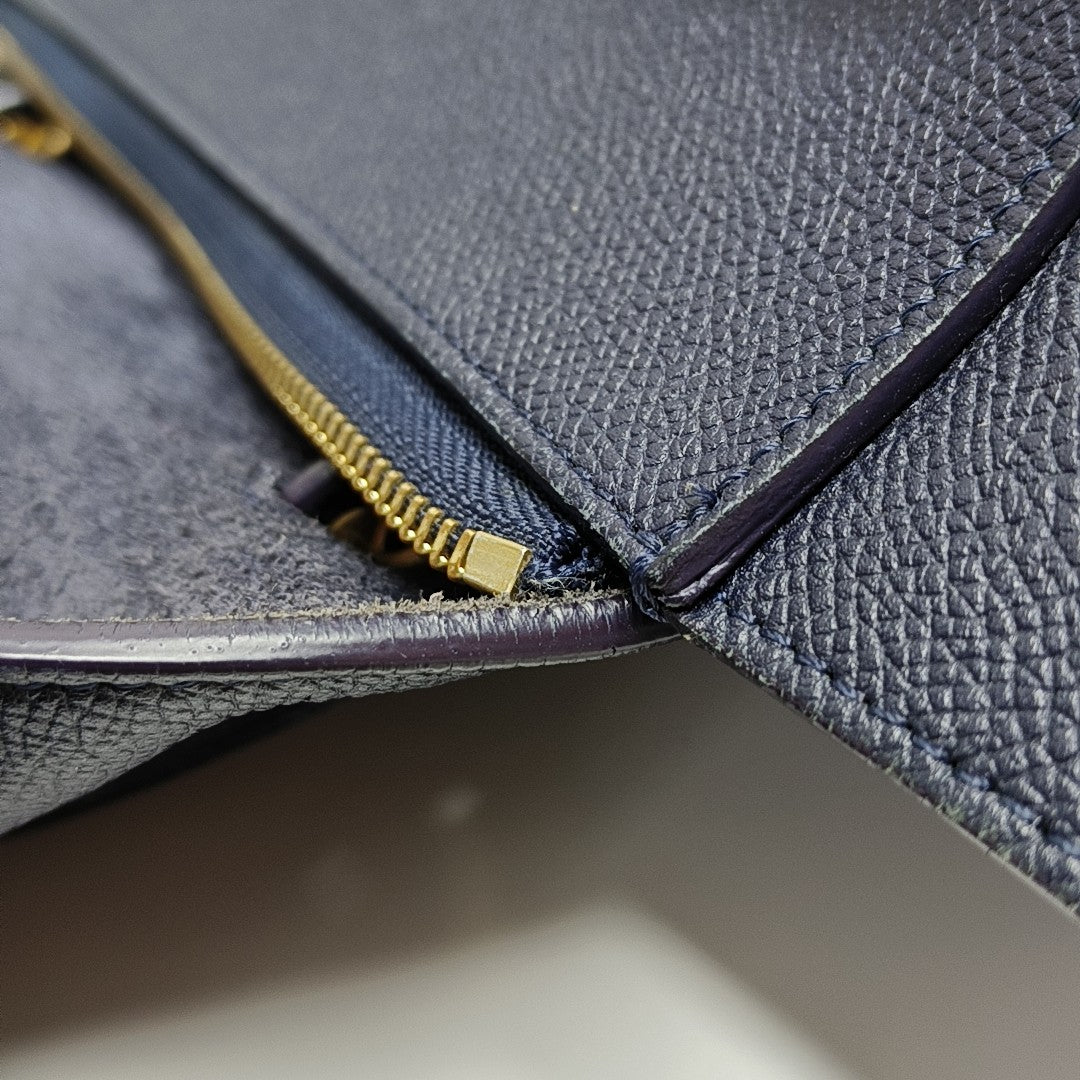 BELT Micro Calfskin Blue