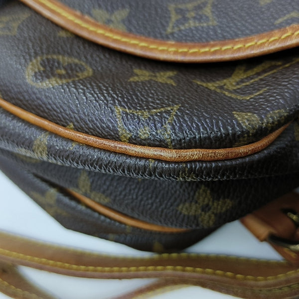 SAUMUR 30 Monogram Coated Canvas Brown