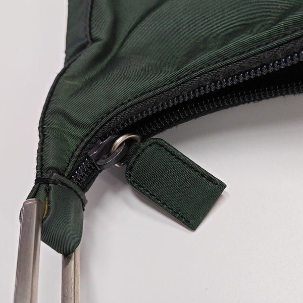 Nylon Shoulder Bag Green