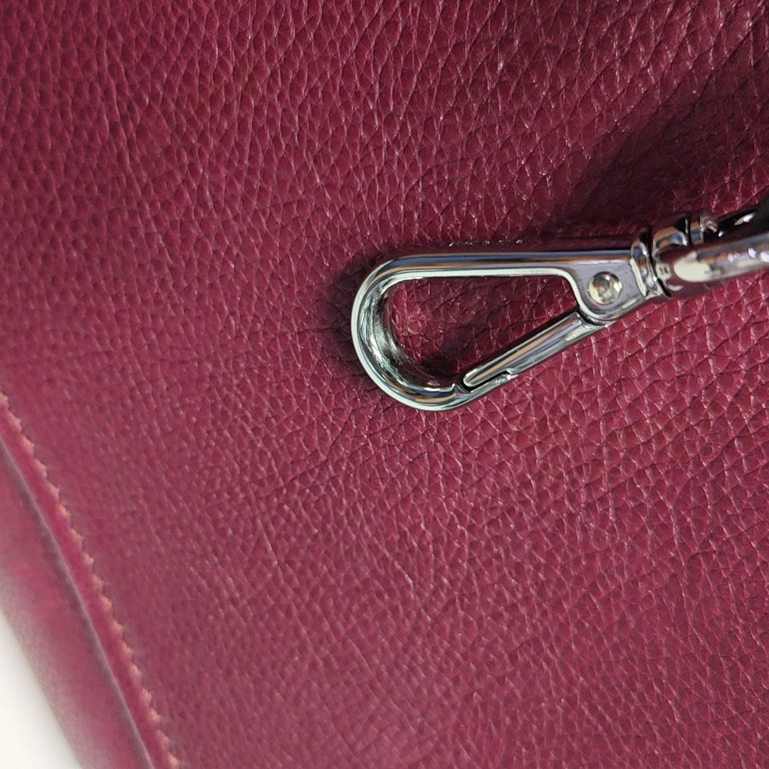 Calfskin Tote Bag Red