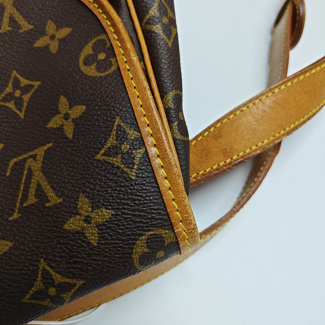 SAUMUR 35 Monogram Coated Canvas Brown
