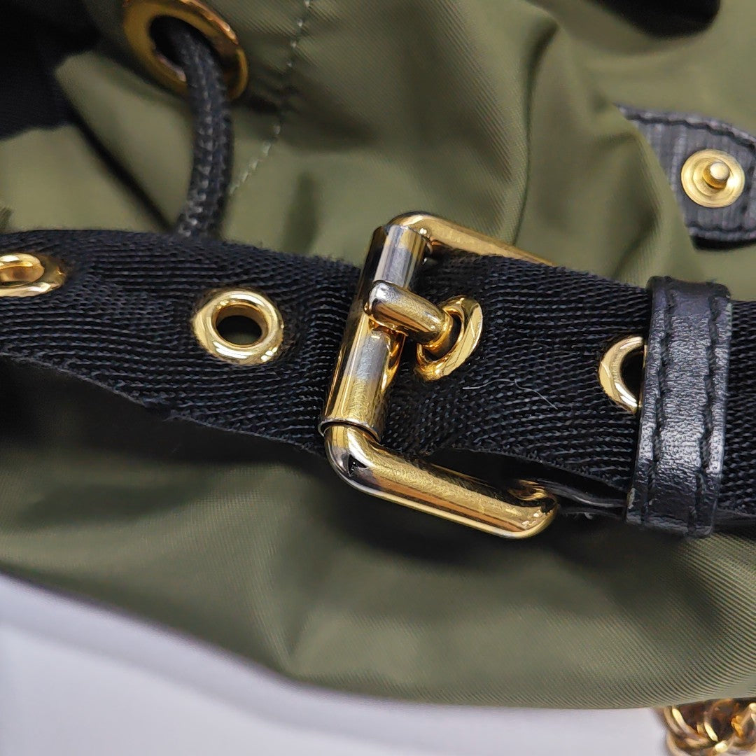 The Rucksack Medium Nylon Green