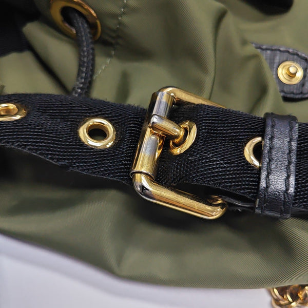 The Rucksack Medium Nylon Green