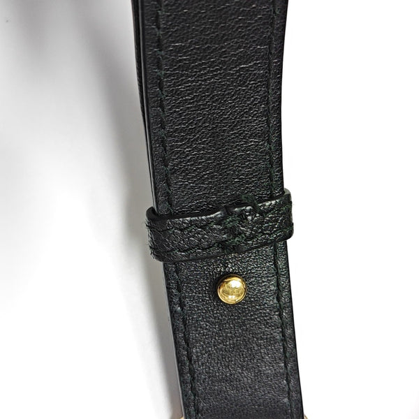 Classic Metallic Edge City Mini Lambskin Black